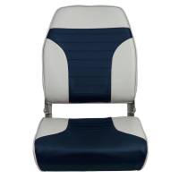 Springfield Marine - Springfield High Back Multi-Color Folding Seat - Blue/Grey - Image 4
