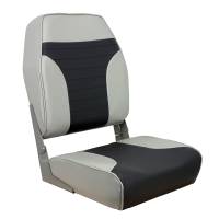 Springfield Marine - Springfield High Back Multi-Color Folding Seat - Grey/Charcoal - Image 1