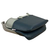 Springfield Marine - Springfield Skipper Standard Folding Seat - Grey/Blue - Image 3