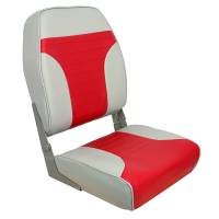 Springfield Marine - Springfield High Back Multi-Color Folding Seat - Red/Grey - Image 1