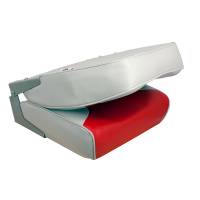 Springfield Marine - Springfield High Back Multi-Color Folding Seat - Red/Grey - Image 3