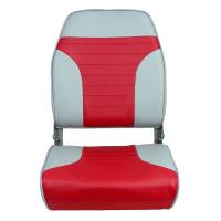 Springfield Marine - Springfield High Back Multi-Color Folding Seat - Red/Grey - Image 4