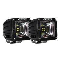 RIGID Industries - RIGID Industries Radiance Scene Lights - Surface Mount Pair - Black w/White LED Backlight - Image 1