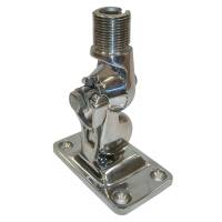 Glomex Marine Antennas - Glomex 4-Way Stainless Steel Ratchet Mount w/Locking Clip - Glomeasy - Image 1