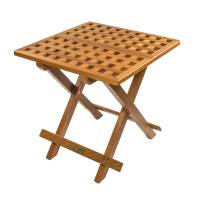 Whitecap - Whitecap Teak Grate Top Fold-Away Table - Image 1