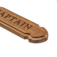 Whitecap - Whitecap Teak "CAPTAIN" Name Plate - Image 3