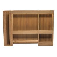 Whitecap - Whitecap Teak Dish/Cup/Paper Towel Rack - Image 1