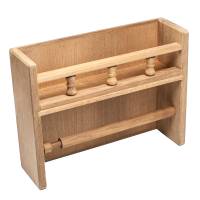 Whitecap - Whitecap Teak Paper Towel Holder w/Spice Rack - Image 1