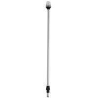 Attwood Marine - Attwood Frosted Globe All-Around Pole Light w/2-Pin Locking Collar Pole - 12V - 30" - Image 2