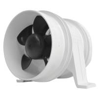Attwood Marine - Attwood Turbo 4000 Series II In-Line Blower - 12V - White - Image 3