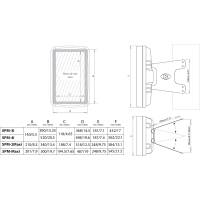 Scanstrut - Scanstrut Scanpod Mast Mount 3 Instrument Uncut - Usable Face 4.6" x 14.5" - White - Image 3