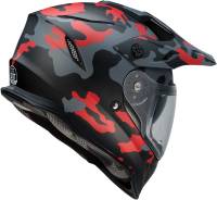 Z1R - Z1R Range Camo Dual Sport Helmet - 0140-0093 - Red - X-Small - Image 2
