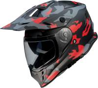 Z1R - Z1R Range Camo Dual Sport Helmet - 0140-0093 - Red - X-Small - Image 4