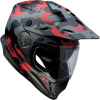 Z1R - Z1R Range Camo Dual Sport Helmet - 0140-0093 - Red - X-Small - Image 7