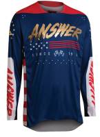 Answer - Answer A22 Elite Redzone Jersey - 446917 - Navy/Aswer Red/White - Large - Image 1