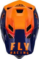 Fly Racing - Fly Racing Rayce Youth Helmet - 73-3606YS - Navy/Orange/Red - Small - Image 3