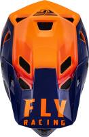 Fly Racing - Fly Racing Rayce Youth Helmet - 73-3606YL - Navy/Orange/Red - Large - Image 3