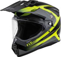 Fly Racing - Fly Racing Trekker Pulse Helmet - F73-7024X - Black/Hi-Vis - X-Large - Image 1