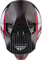Fly Racing - Fly Racing Formula Carbon Prime Youth Helmet - 73-4432YL - Red/White/Red Carbon - Large - Image 3