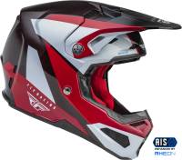 Fly Racing - Fly Racing Formula Carbon Prime Helmet - 73-4432S - Red/White/Red Carbon - Small - Image 4