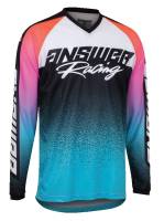 Answer - Answer A22 Syncron Prism Jersey - 446804 - Astana/Rhodamine Red/Hyper Orange - Medium - Image 1