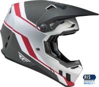 Fly Racing - Fly Racing Formula CC Driver Helmet - 73-4313M - Silver/Red/White - Medium - Image 4