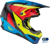 Fly Racing - Fly Racing Formula Carbon Prime Helmet - 73-44332X - Hi-Vis/Blue/Red Carbon - 2XL - Image 4