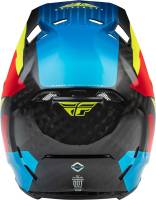 Fly Racing - Fly Racing Formula Carbon Prime Youth Helmet - 73-4433YL - Hi-Vis/Blue/Red Carbon - Large - Image 2