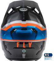 Fly Racing - Fly Racing Formula CC Driver Youth Helmet - 73-4312YL - Blue/Orange/Black - Large - Image 2