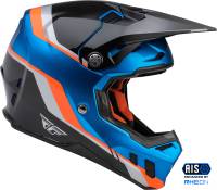 Fly Racing - Fly Racing Formula CC Driver Youth Helmet - 73-4312YL - Blue/Orange/Black - Large - Image 4