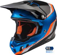 Fly Racing - Fly Racing Formula CC Driver Helmet - 73-4312S - Blue/Orange/Black - Small - Image 1