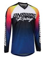 Answer - Answer A22 Syncron Prism Jersey - 446776 - Reflex Blue/Air Pink/Hyper Acid - Medium - Image 1