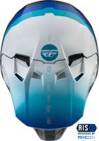 Fly Racing - Fly Racing Formula CC Driver Youth Helmet - 73-4310YL - Black/Blue/White - Large - Image 3