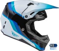 Fly Racing - Fly Racing Formula CC Driver Youth Helmet - 73-4310YL - Black/Blue/White - Large - Image 4