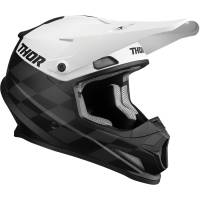 Thor - Thor Sector Birdrock Helmet - 0110-7352 - Black/White - X-Small - Image 1