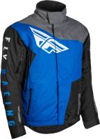 Fly Racing - Fly Racing SNX Pro Youth Jacket - 470-4116YXS - Black/Gray/Blue - X-Small - Image 1