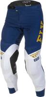 Fly Racing - Fly Racing Evolution DST Pants - 375-13328 - Navy/White/Gold - 28 - Image 4