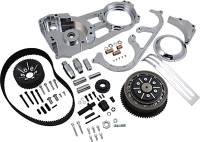 Belt Drives Ltd - Belt Drives Ltd 2in. Wide Open Belt Drives - Chrome - EVO-220-C - Image 1