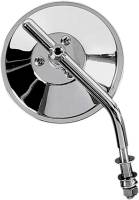Drag Specialties - Drag Specialties Custom Smooth Back Round Mirror - 4in. - KA-1-BC4 - Image 1