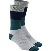 100% - 100% Casual Trio Socks - 24022-008-17 - Silver - Sm-Md - Image 1