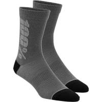 100% - 100% Wool Performance Socks - 24006-457-17 - Charcoal/Gray - Sm-Md - Image 1