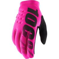 100% - 100% Brisker Gloves - 10016-493-10 - Neon Pink - Small - Image 1