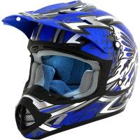 AFX - AFX FX-17 Butterfly Helmet - 0110-7121 - Matte Blue - X-Small - Image 1