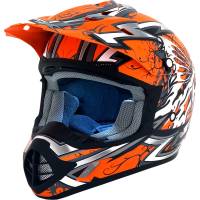 AFX - AFX FX-17 Butterfly Helmet - 0110-7114 - Matte Orange - Large - Image 1