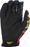 Fly Racing - Fly Racing Lite Special Edition Exotic Gloves - 375-715XS - Red/Yellow/Blue - X-Small - Image 2