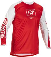 Fly Racing - Fly Racing Lite Jersey - 375-722L - Red/White - Large - Image 1