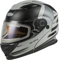 G-Max - G-Max MD-01S Descendant Helmet with Electric Shield - M4012884 - Matte Gray/Silver - Small - Image 1
