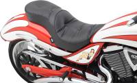 Drag Specialties - Drag Specialties Low Profile Touring Seat with Backrest Option - Pillow - 0810-1577 - Image 1
