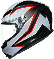 AGV - AGV K-6 Flash Helmet - 216301O2MY01008 - Black/Gray/Red - ML - Image 4