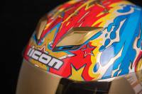 Icon - Icon Airflite Freedom Spitter Helmet - 0101-13930 - Gold - 3XL - Image 7